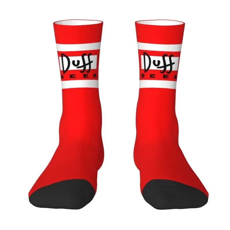 Y2K Duff Beer Dress para hombre y mujer, calcetines cálidos a la moda