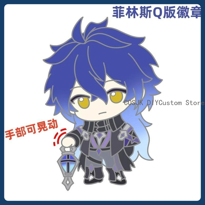 jogo-genshin-impacto-kyryll-chudomirovich-flins-anime-cosplay-dos-desenhos-animados-bonito-metal-cracha-broche-mochila-pingente-presente-de-aniversario