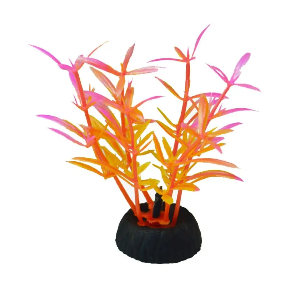 

Decorative Artificial Aquatic Plants Simulation Mini Water Weeds Ornament Plastic Lifelike Artificial Seaweed Landscaping