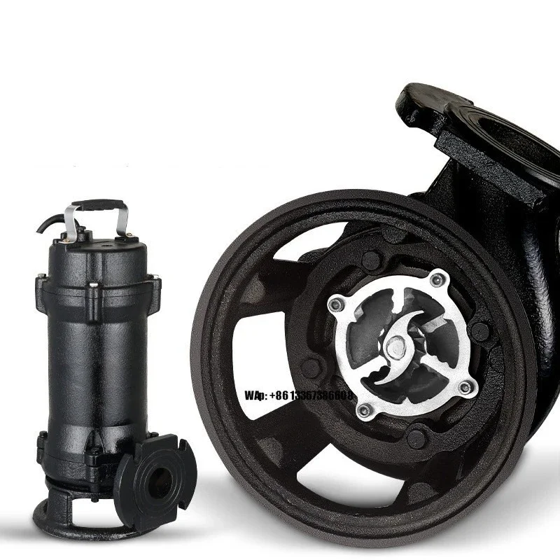 Waste Dirty Water Pumps Grinder Cutter Dewatering Submersible Sewage Pumps River Sand Suction Pump
