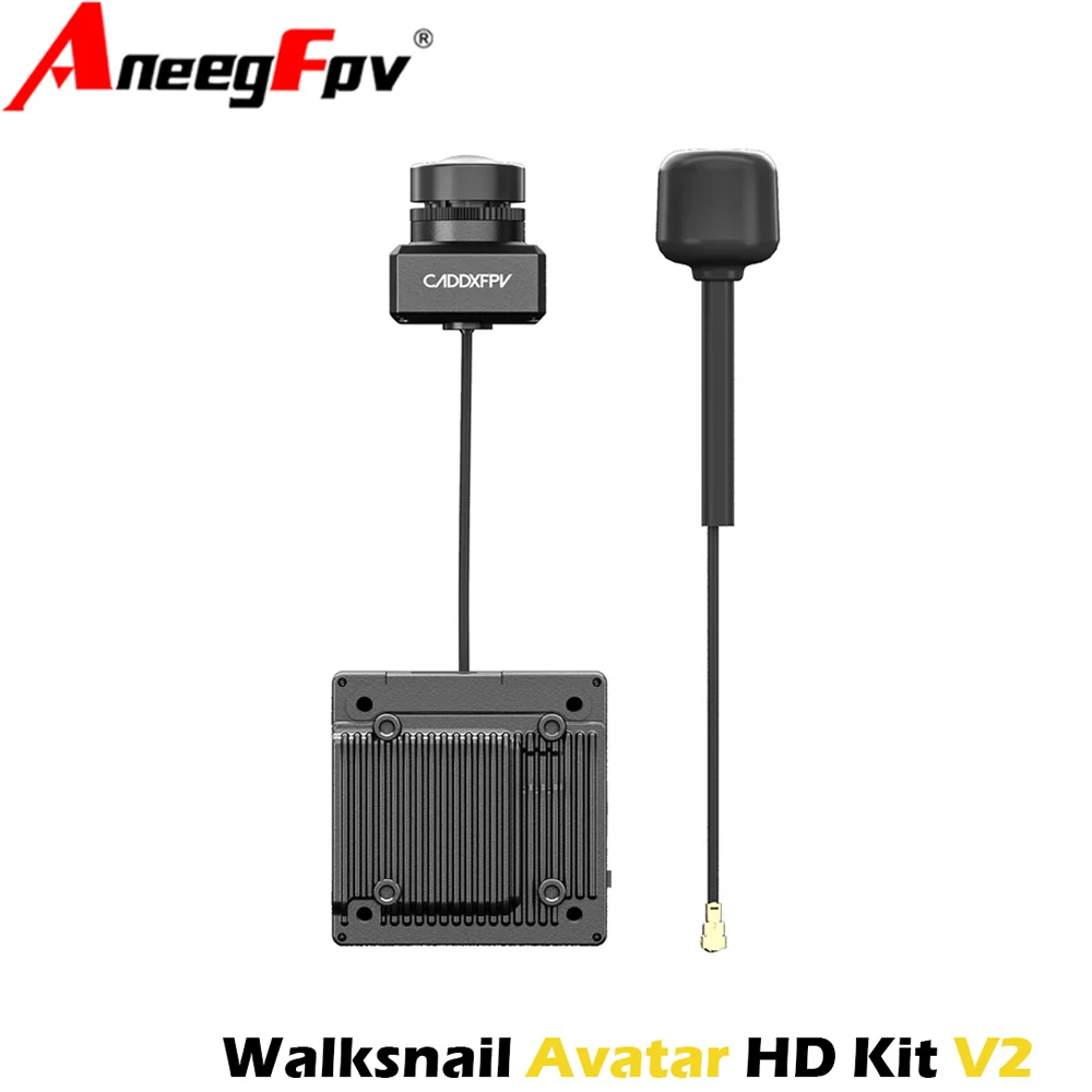 Caddx Walksnail Avatar HD Kit V2 1080P HD 160 ° كاميرا FOV 8G / 32G (مع تدفق الدوران) تخزين مدمج VTX لطائرة FPV بدون طيار #2