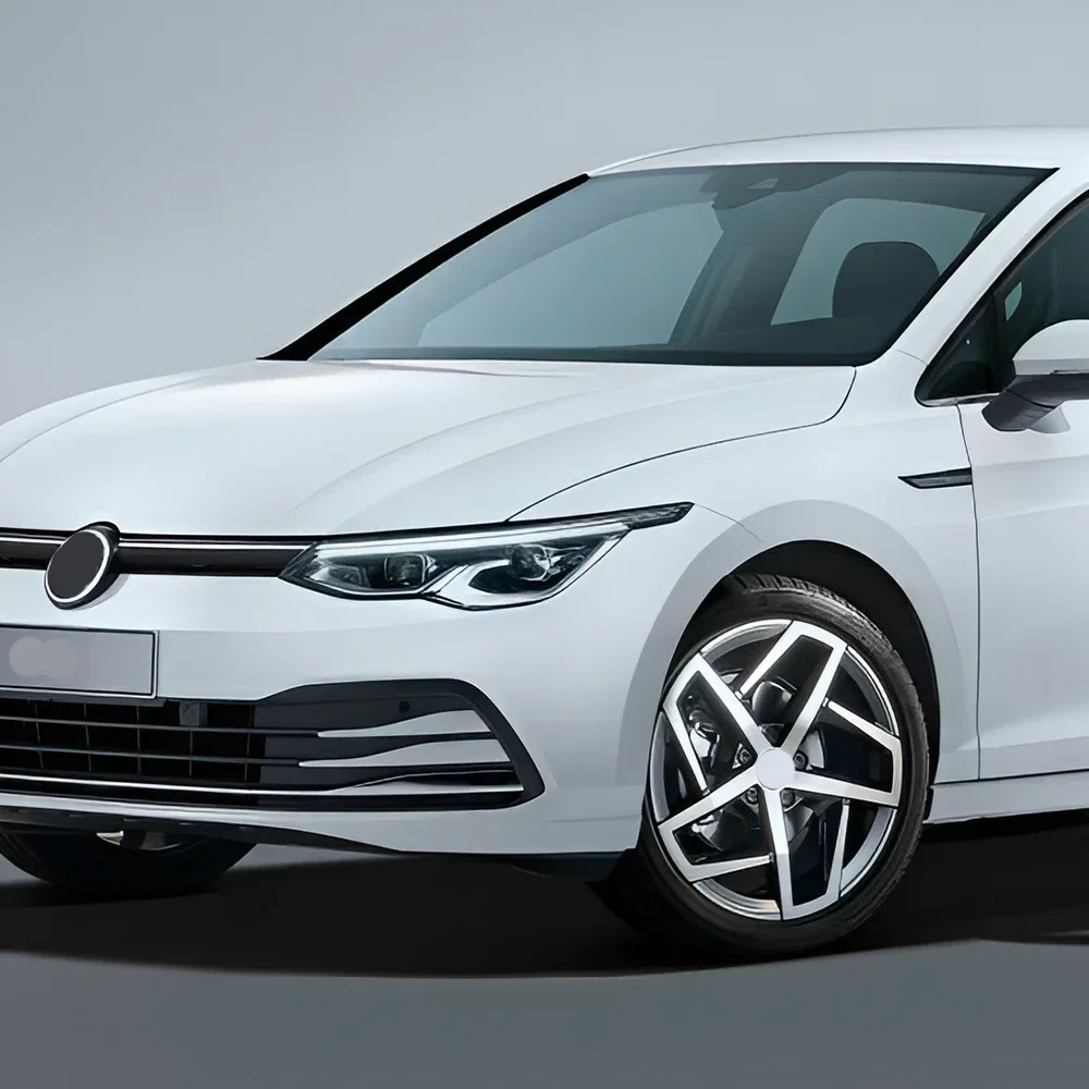 مجموعة مصابيح أمامية للسيارة لسيارة VW Golf8 2021-2024 LED المصابيح الأمامية للسيارات ترقية عالية التكوين العارض ملحقات عدسة مزدوجة #2