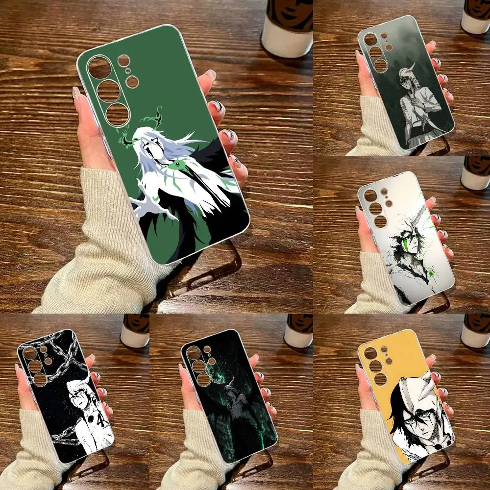 Ulquiorra Cifer B-Bleach M-Manga Phone Case For Samsung S25,24,21,22,23,30,Ultra,20,Plus,Fe,Lite,Note Transparent Cover