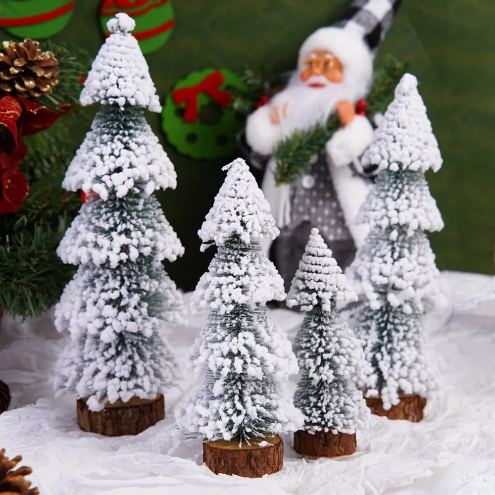 

15-30cm Christmas Decoration Xmas Tree Small Cedar Pine for Home Room Decor Party New Year 2025 Navidad Ornaments Accessories