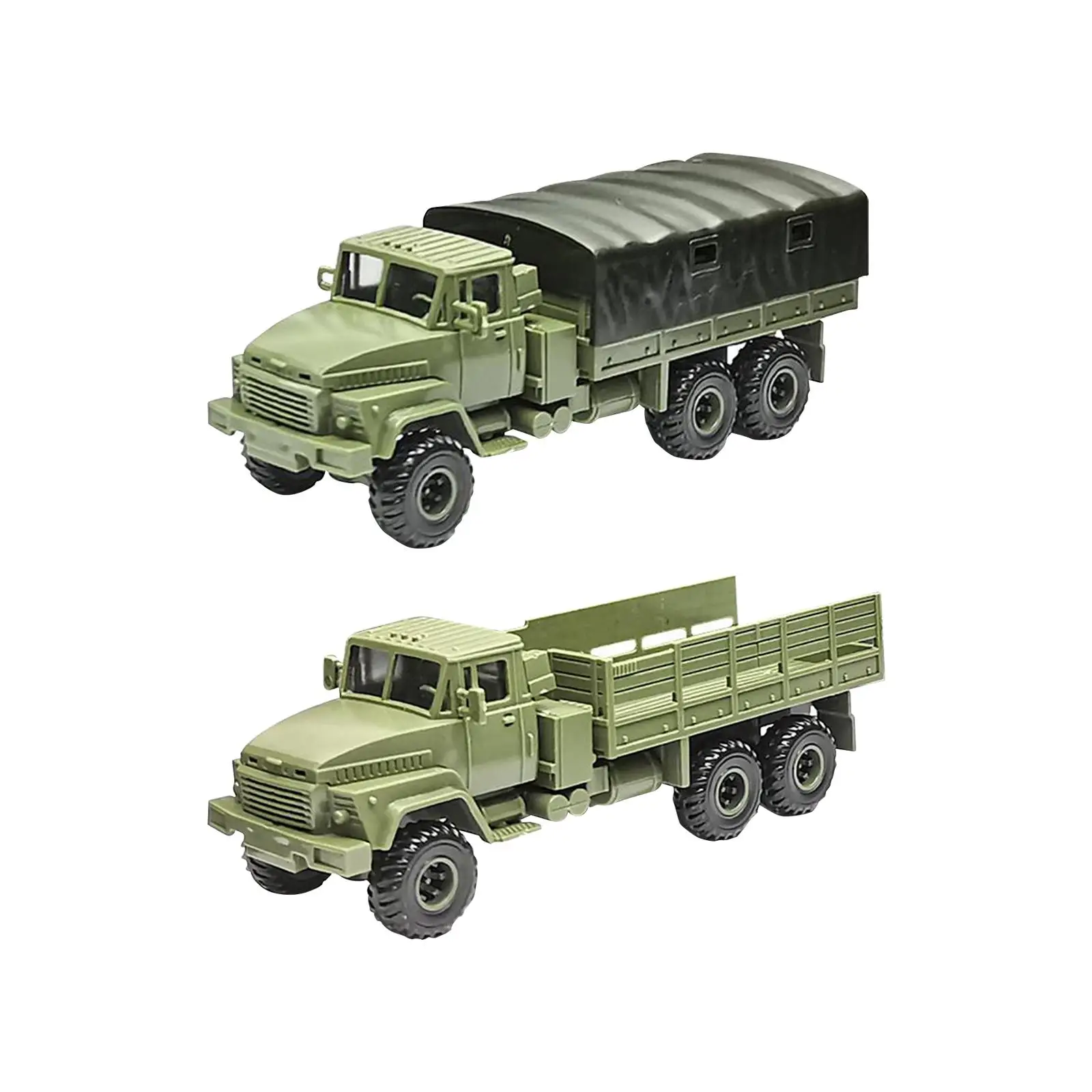 Armored Model Car Diecast puzzle Vehicles 1/72 Armored Cargo Truck Transport Carrier Truck for Collection Boys Display Adults