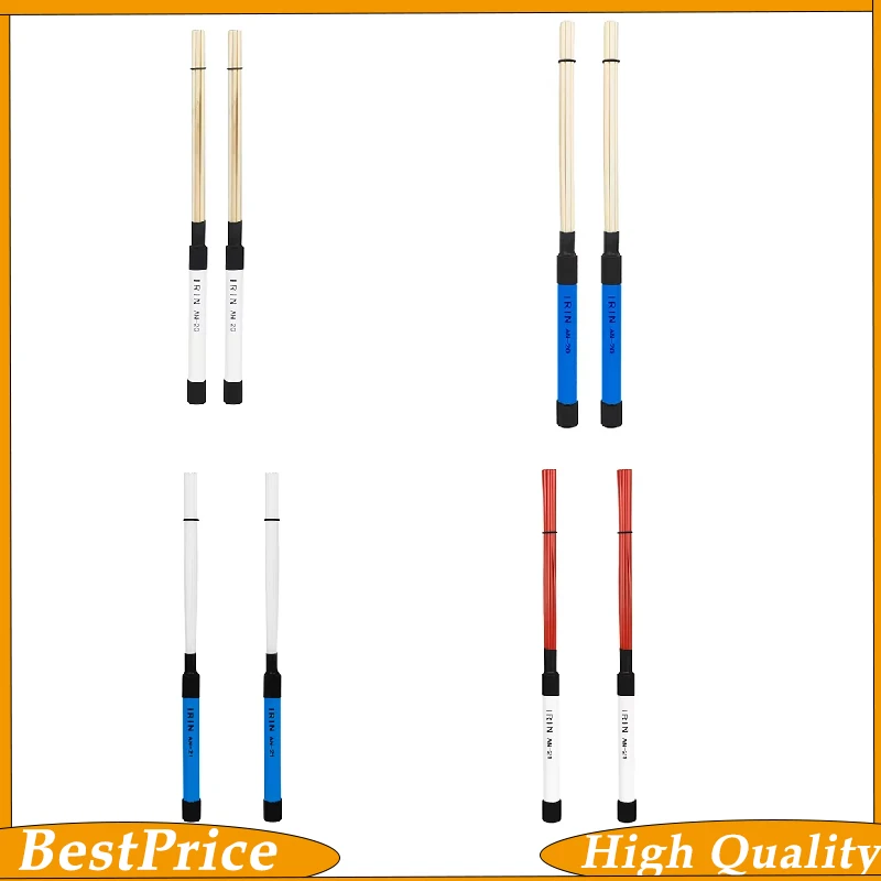 IRIN Drum Brush 2Pcs Bundle Drum Stand Jazz Drum Drum Accessories Professional Percussion Instruments Parts & Accessories