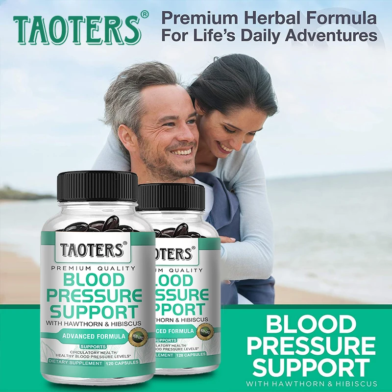 Premium Hawthorn and Hibiscus Capsules for Healthy Circulation and Maintaining Normal Blood Pressure Levels