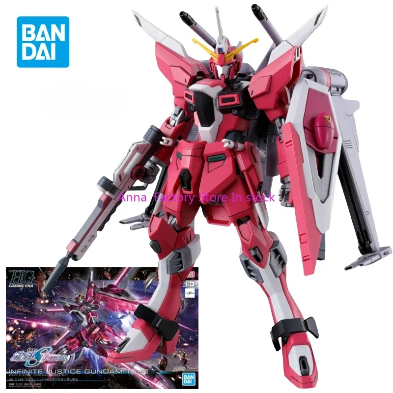 Bandai HG 1/144 ZGMF-X121M2 Infinite Justice Gundam Type2 Actionfigur Mobile Suit Gunpla Gundam Plastikmodellbausatz Spielzeug