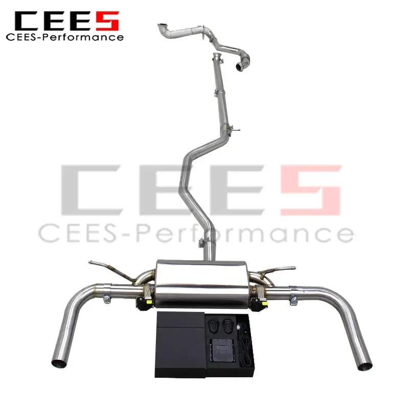 

CEES Catback Exhaust Pipe Muffler for Mercedes-Benz 2.0T CLA250 (2014-2021) Valvetronic Exhaust System Exhaust Catted Downpipe