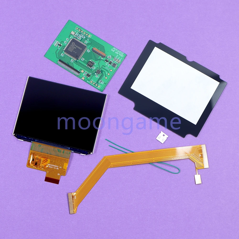 

1 комплект 3,0-дюймовых IPS-экранов для замены экрана GBA SP V4.0, комплекты дисплеев с подсветкой и высокой яркостью для GBA SP