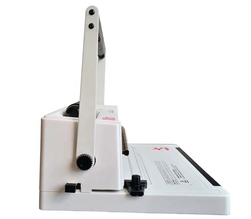 

Plastic Spiral Coil Book Binding Machine /46 Holes Coil Binder Metal Spiral Wire Binding Machine