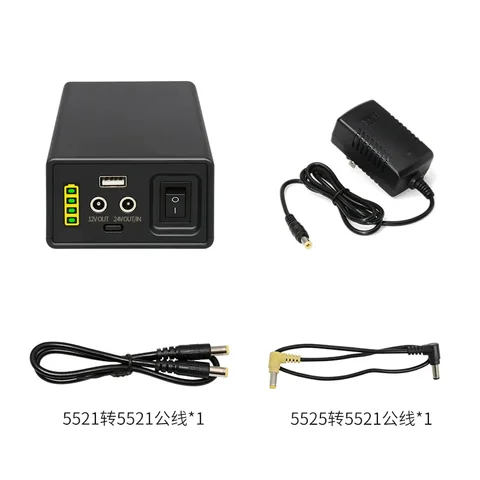 24V/12V/5V 44800mah litiumjon USB-batteri för UPS-router, bärbara datorer, övervakning, digitala produkter, multifunktionell strömkälla 10 best sales USB-UPS - №6