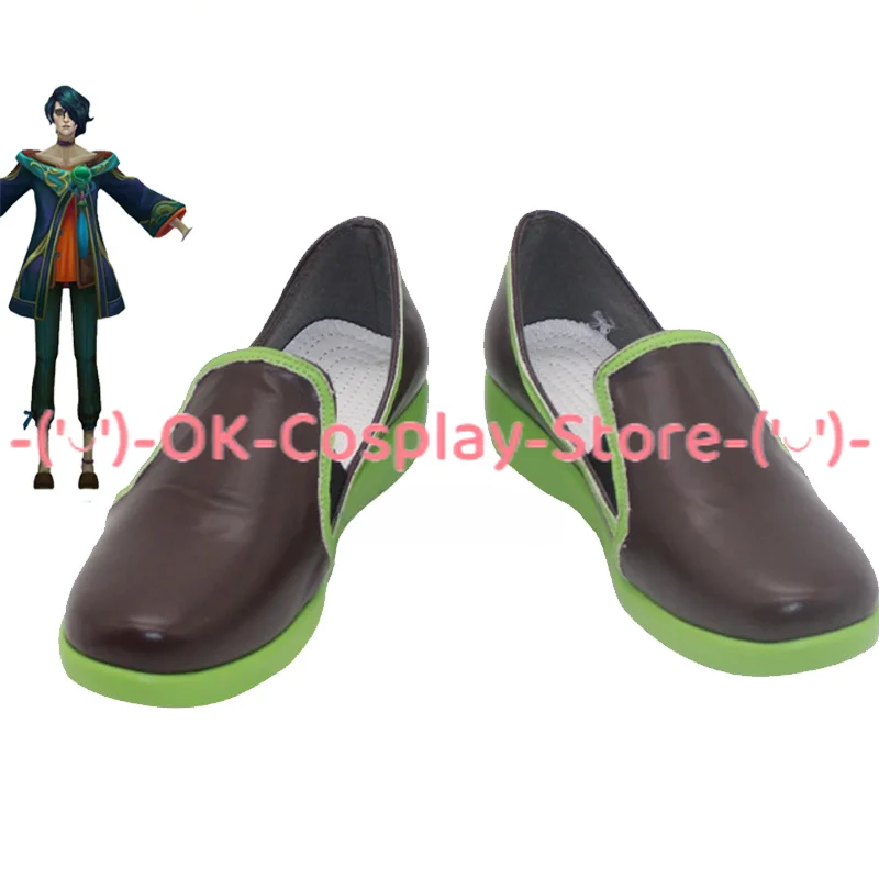 

LOL Artistic Illustrator Hui Cosplay Shoes Halloween Carnival Boots Cosplay Prop PU Leather Shoes Custom Made