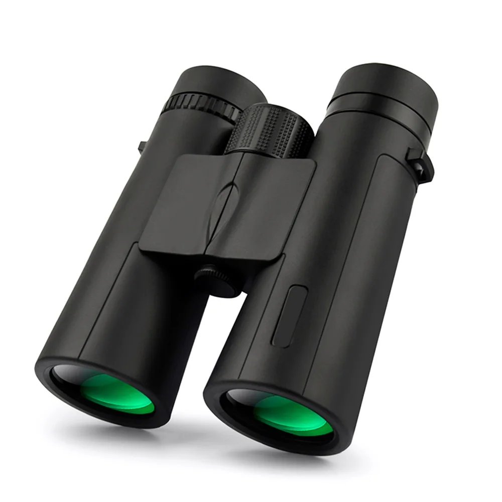 HR12X42G Outdoor Waterproof Telescope Handheld Binoculars for Hunting Camping Large 42mm Objective BAK4 Prism Lens FMC Coating