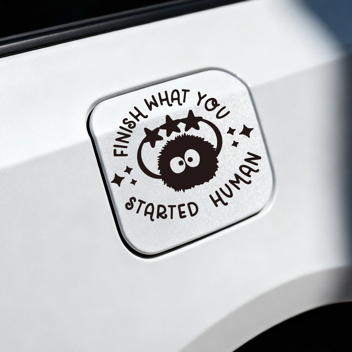 Motivational Sprite Decal Complete all the fun and cute car stickers: fuel tank cap, trunk, rear window, door decals, motorcycle