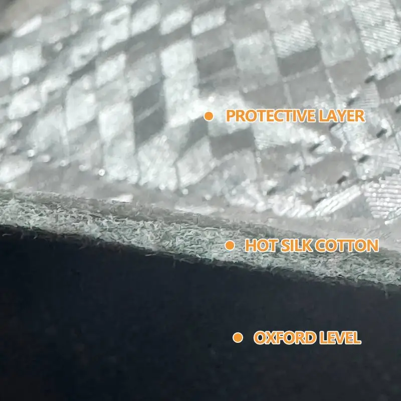 Winter windproof and warm sealing window with cotton film, cold proof, windproof, light blocking zipper, no punching required