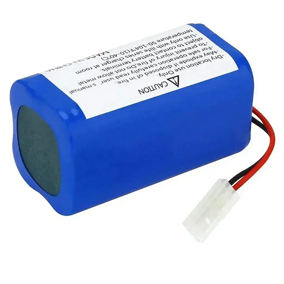 18650 battery pack  14.4V 6800mAh lithium ion battery, suitable for Xiaomi G1 Mi Essential MJSTG1 robot vacuum cleaner,