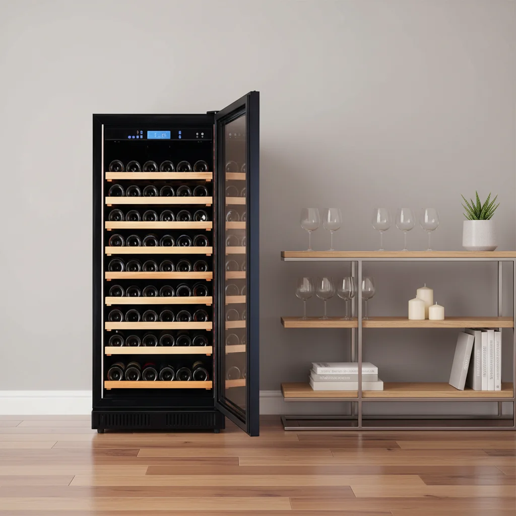 

228L 80 Bottles Wine Cooler Red Wine Fridge Cellar Factory Direct Wine Cabinet