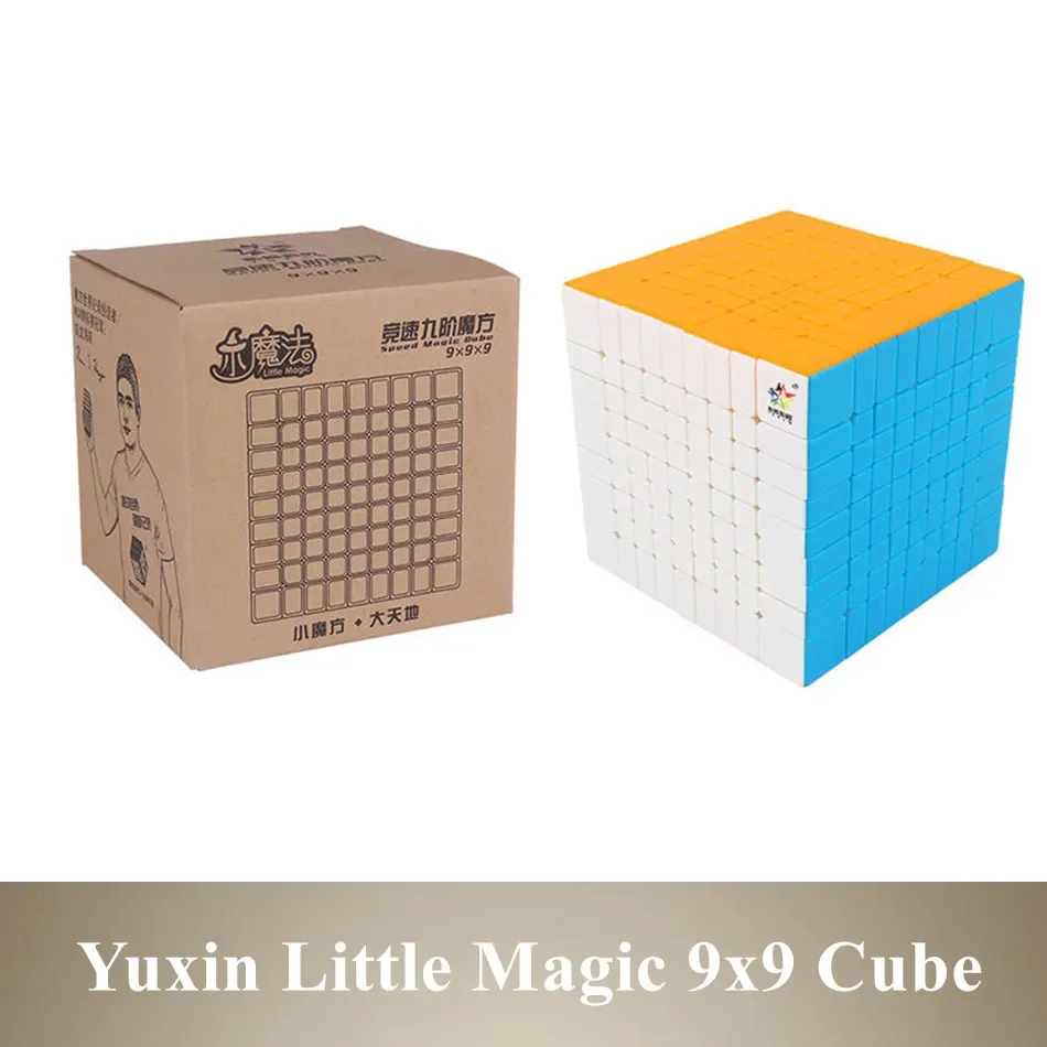 YUXIN Little Magic Professtional Stickerless 9*9*9 Magic Cube Speed Puzzle 9x9  Educational Toys  Highly difficult and complex