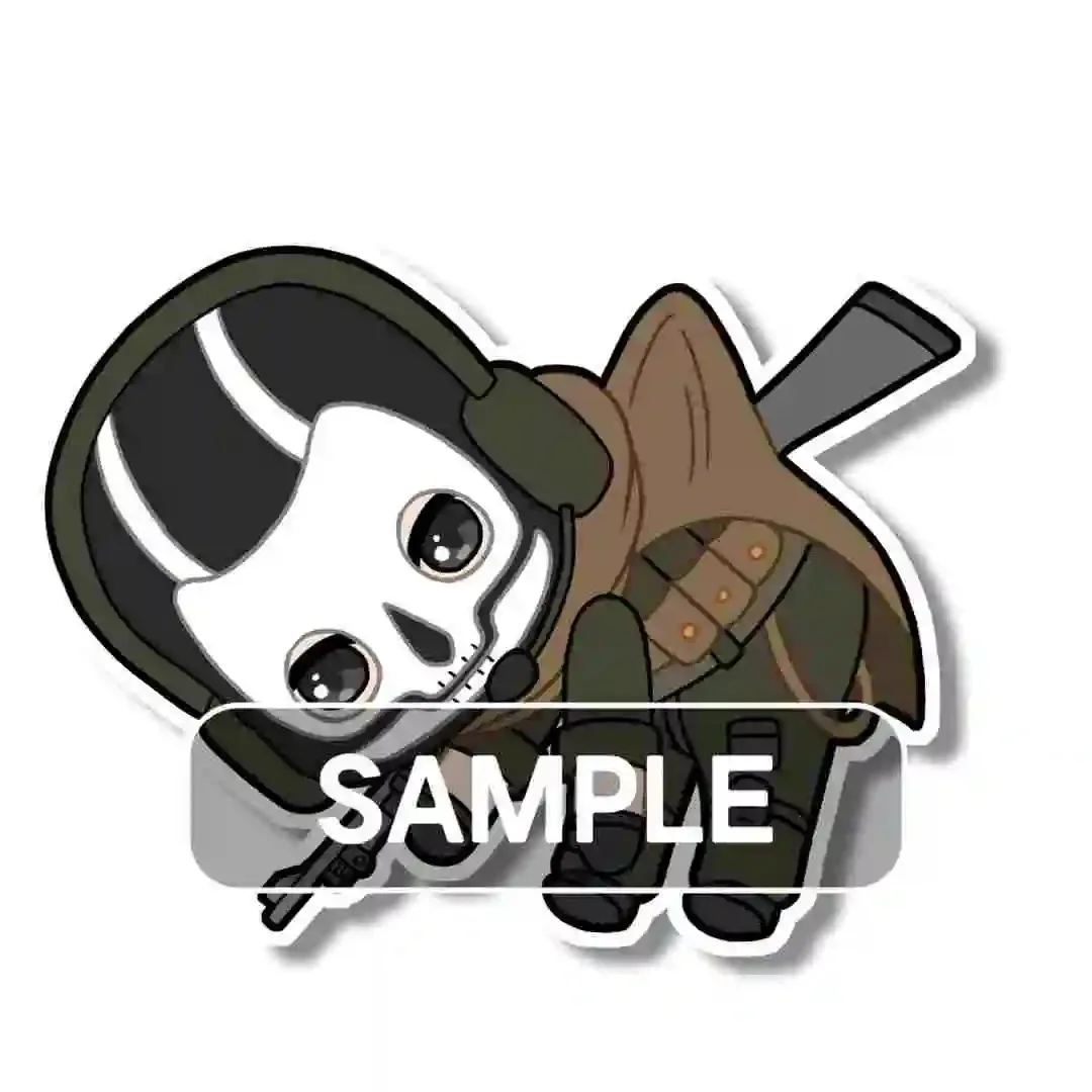 COD نداء الواجب مسرح COD19 لعبة قلادة الطرفية Q نسخة المفاتيح مخلب سكين علامة الكلب شبح