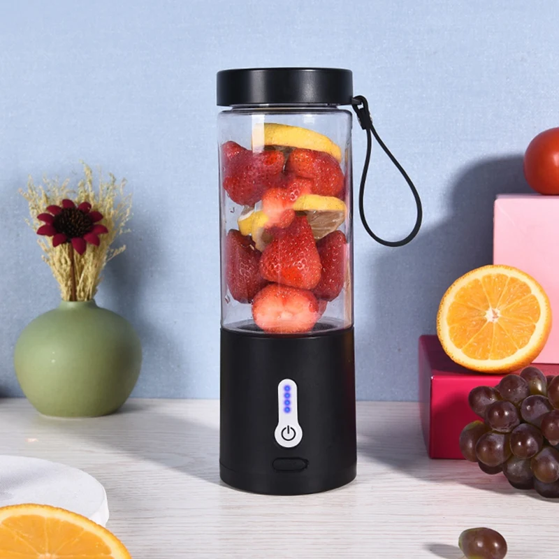 6-Mes Elektrische Juicer Smoothie Blender Cup Draagbare Usb Blenders Draadloze Pers Juicers Opladen Hand Gehouden Juicer