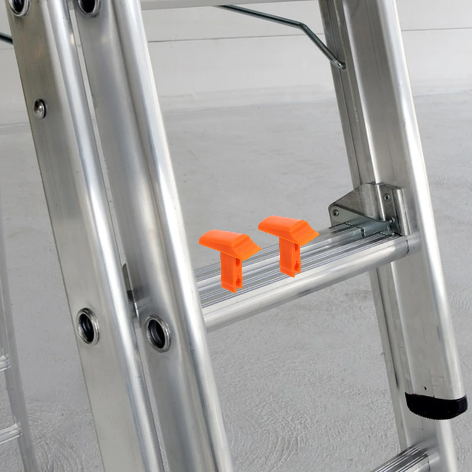 10 قطعة زر سلم تصغير قفل بلاستيكي مشبك برتقالي استبدال أجزاء ملحقات متينة لتمديد سلم آمن