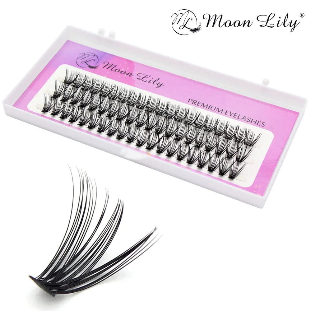 Mond lilie profession elle 20d 30d Einzel cluster Nerz Wimpern Verlängerung 3d Volumen effekt natürliche weiche Make-up Pfropfen Faux Wimpern – Detail 11