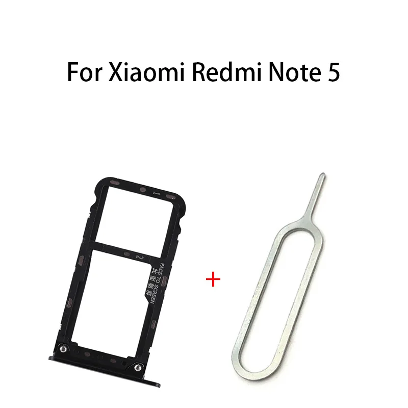 

Daul SIM Card Tray + Micro SD Card Tray for Xiaomi Redmi Note 5