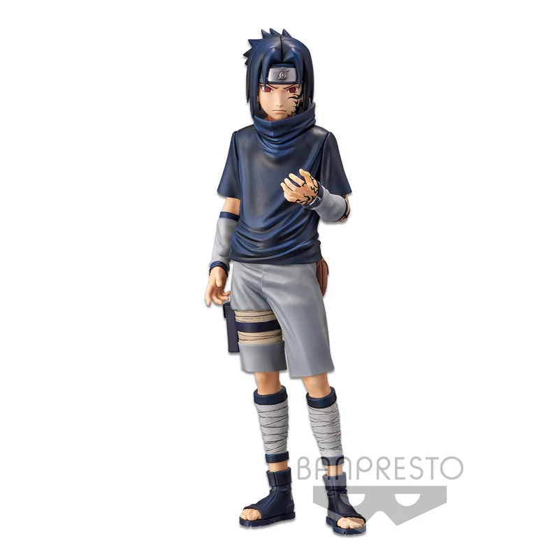 Bandai Original Anime Naruto Action Figures Grandista Haruno Sakura Hatake Kakashi Uzumaki Naruto Uchiha Sasuke Kids Toys Gifts