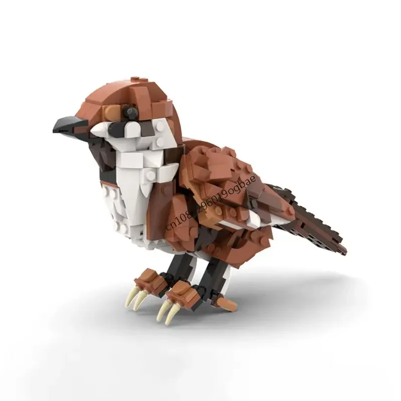 新しい 454 個人気の動物シリーズ Moc スズメモデルカスタムパズル Diy クリエイティブアイデア子供のおもちゃ誕生日クリスマスギフト 31154