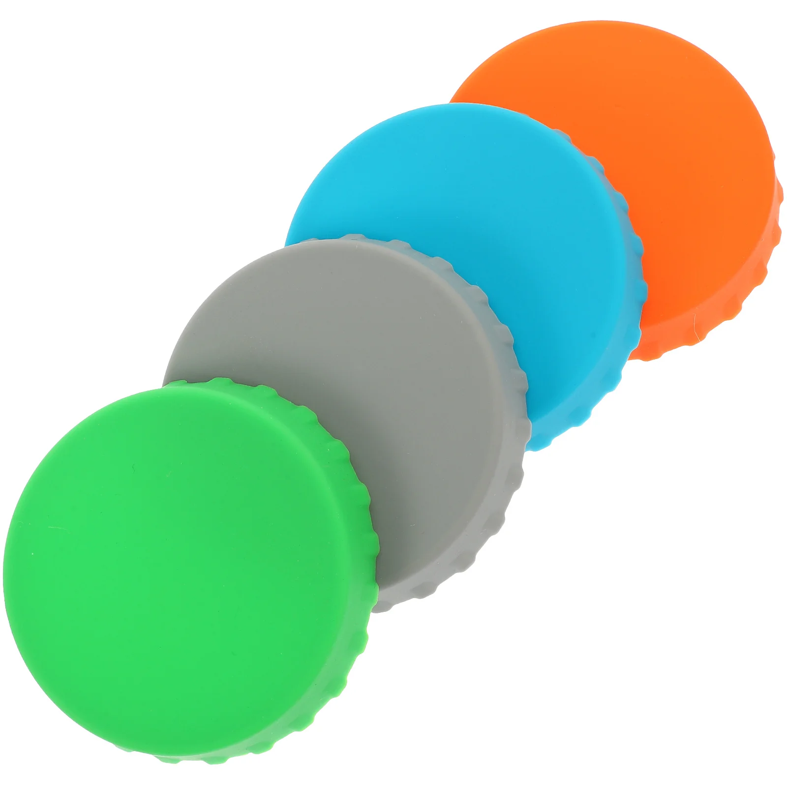 

4Pcs Leak-Proof Can Sealer Silicone Reusable Lids for Soda Beverage Cans Dust Protection Ring-Pull Can Covers Sealing Lids
