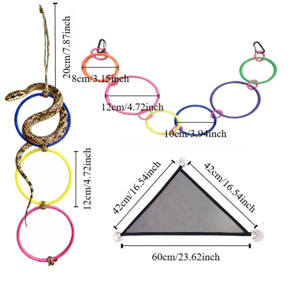 Suction Cup Reptile Hammock & Rope Perch 5