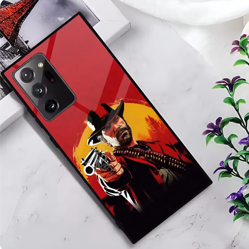 Game For Red Deads Redemption 2 MAISTO Phone Case Glass Phone Case For Samsung Galaxy S20 S21 S22 S23 S24 Note20 Ultra Plus Fe