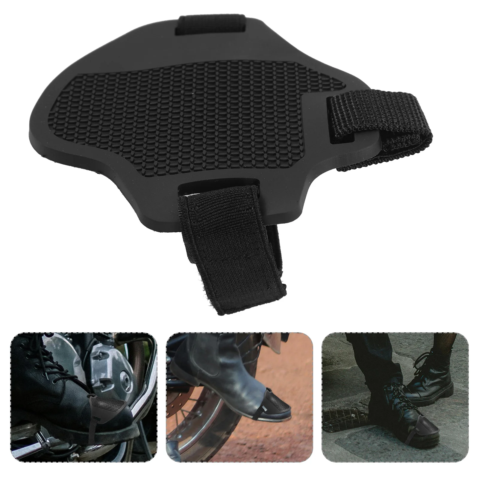 Pelindung Sepatu Pengganti Tuas Persneling Motor, Pelindung Jari Kaki dengan Penutup Hook Loop yang Dapat Disesuaikan untuk Perlengkapan Pelindung Motor