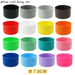 Juste Astronomique en Silicone pour Gobelet à Eau, Isolation Thermique, Gaine Antidérapante, 17 Couleurs, 7.0cm, 70mm