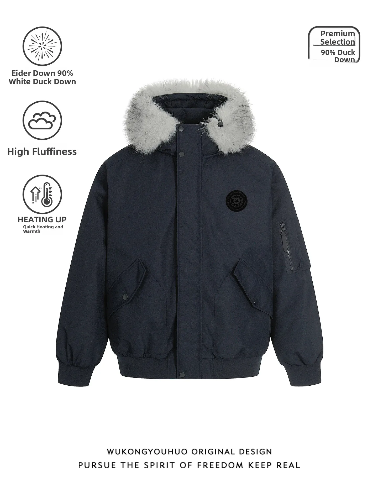 

Теплый пуховик Jaet с капюшоном 90 для мужчин и женщин, модная брендовая молодежная верхняя одежда Sle Long Sve Thiened