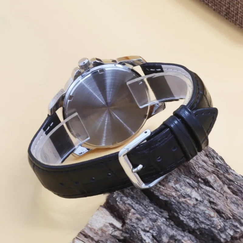 ساعة فانتوم سبورت كرونو للرجال - ستانلس ستيل مقاومة للخدش، ساعة توقيت وتقويم، ساعة كوارتز مقاومة للماء #5