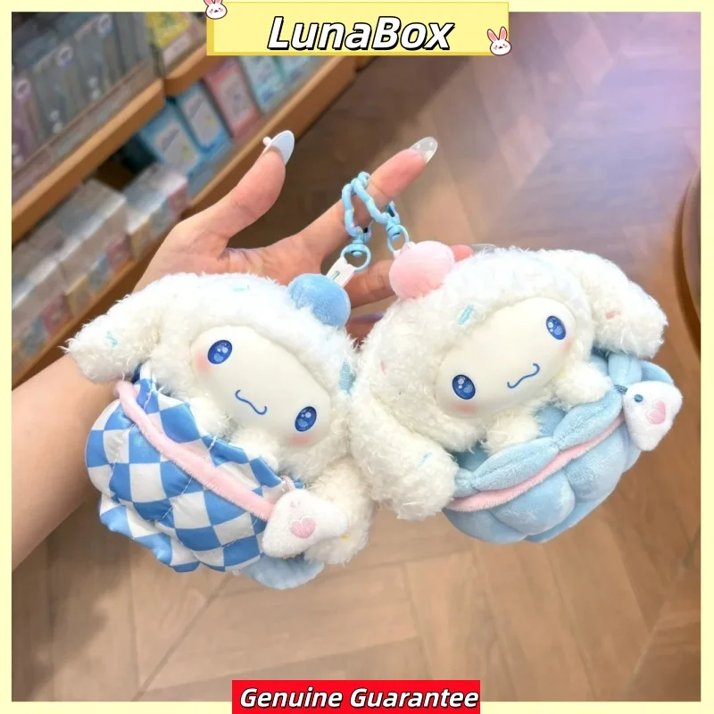 

Original Sanrio Throbbing Blue Vinyl Plush Blind Box Hello Kitty Kuromi My Melody Hanging Doll Cute Keychain Collectible Gift
