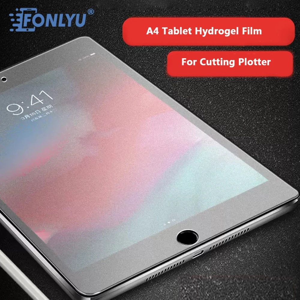 FONLYU 50pcs Flexible Smooth TPU Hydrogel Sheet Tablet Front Screen Back Glass Protective Sticker For Film Cutting Machine