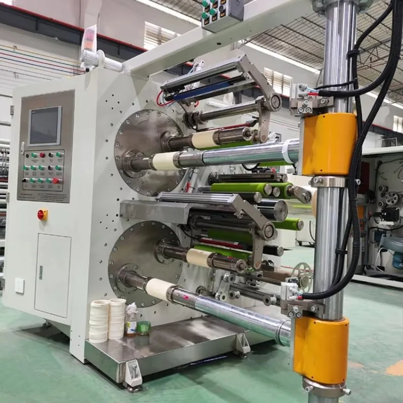 Large Scale Slitter Rewinder Automatic Jumbo Roll Slitting Rewinder Commercial Fabric Cutter Cnc