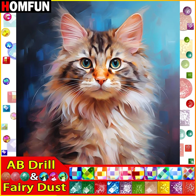 

HOMFUN Fairy Dust AB Алмазная картина "Городской рынок" Полная квадратная/круглая дрель Настенный декор Инкрустация Смола Вышивка Ремесло