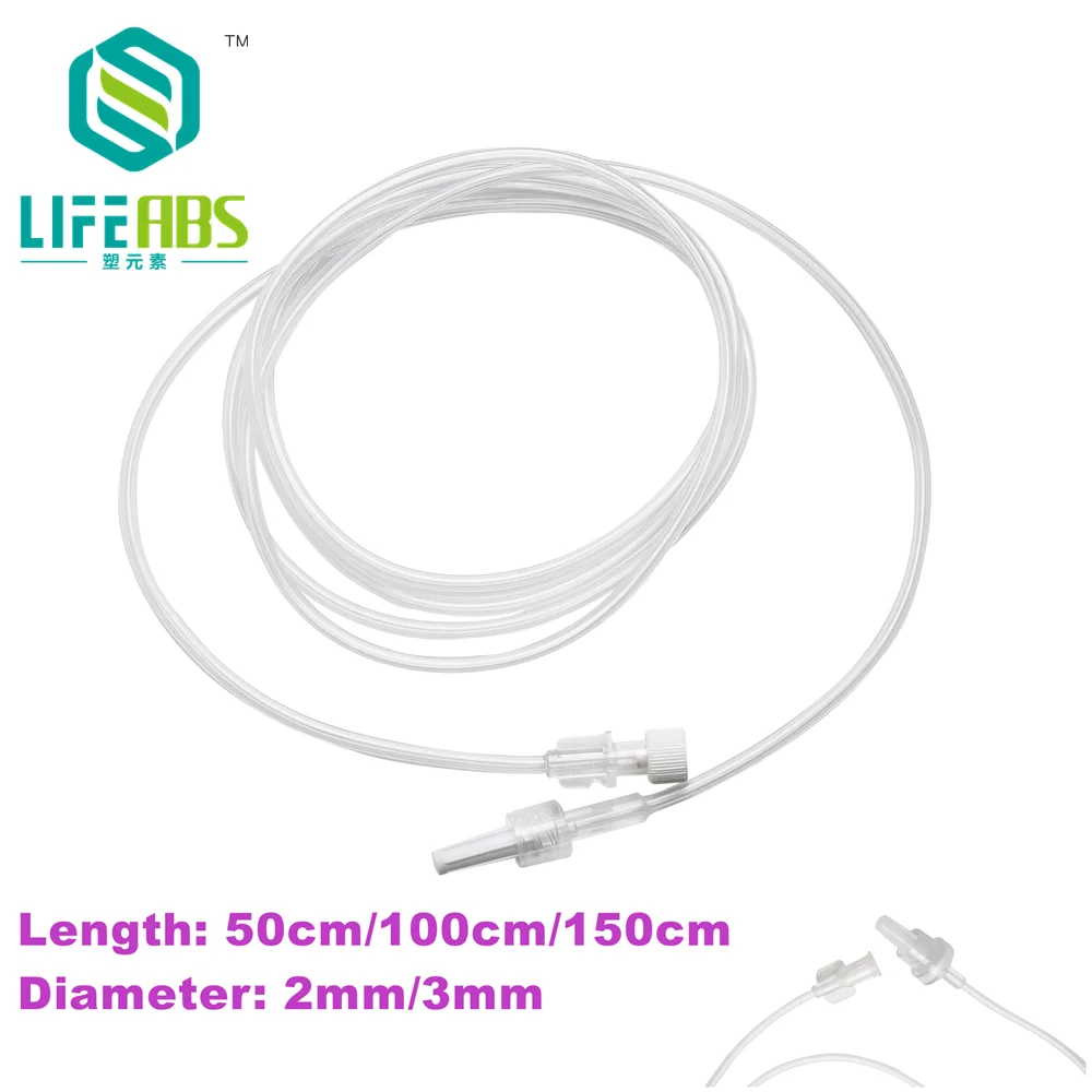 10PCS  100cm Infusion Extension Tube Sterile Iv Infusion Extension Line Disposable Iv Infusion Extension Hose for Syringe