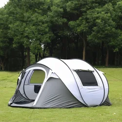 5-8Persons Automatic Tent Large Space Waterproof Windproof Quick Open Fast Throw Outdoor Camping Tourist Park