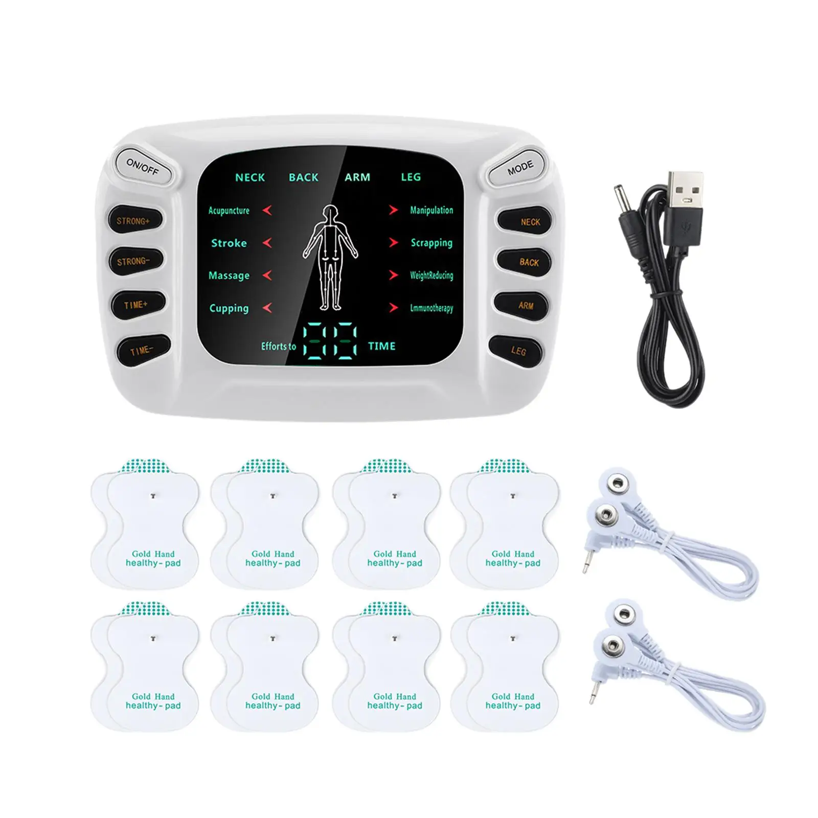 Electric Massager Electronic Massager Machine 8 Modes Home Use Timer Function