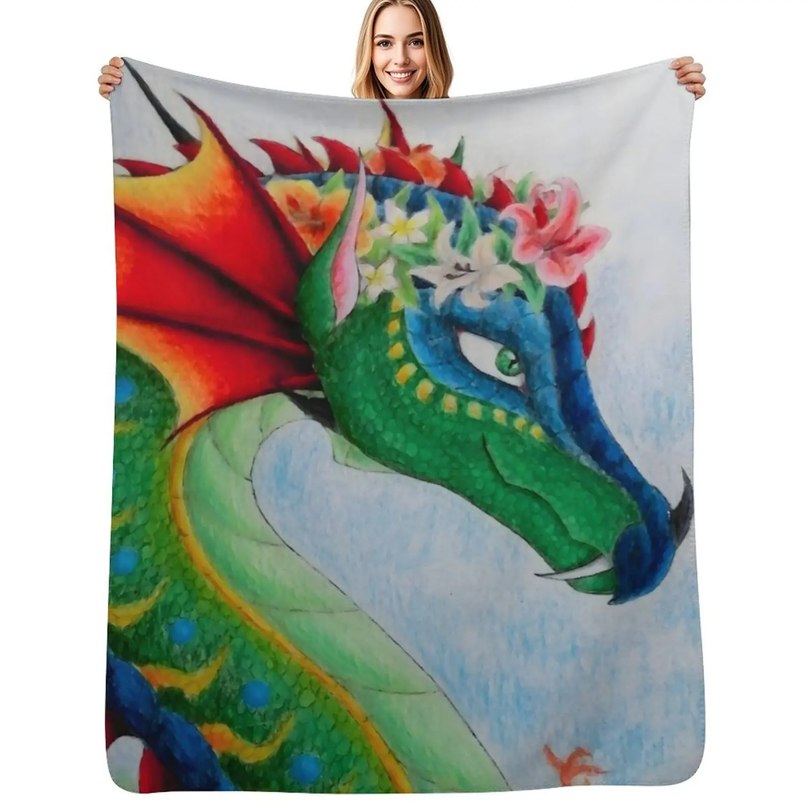 Queen Glory - Wings of Fire Throw Blanket Luxury Brand for babies christmas decoration Summer Beddings Plush bed plaid Blankets