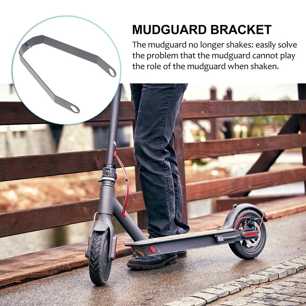 

2Pcs Rear Mudguard Bracket for Electric Scooter Aluminum Alloy Mudguard Support Sturdy Lightweight Long-Lasting Oxidation