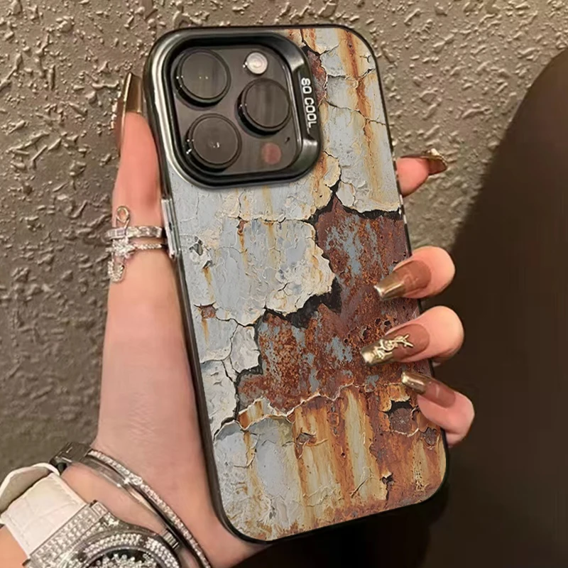 حافظة لهاتف آيفون 16 15 14 13 12 11 Pro Max 17 Air 16E X XR XS MAX 8 Plus غطاء خلفي غير لامع