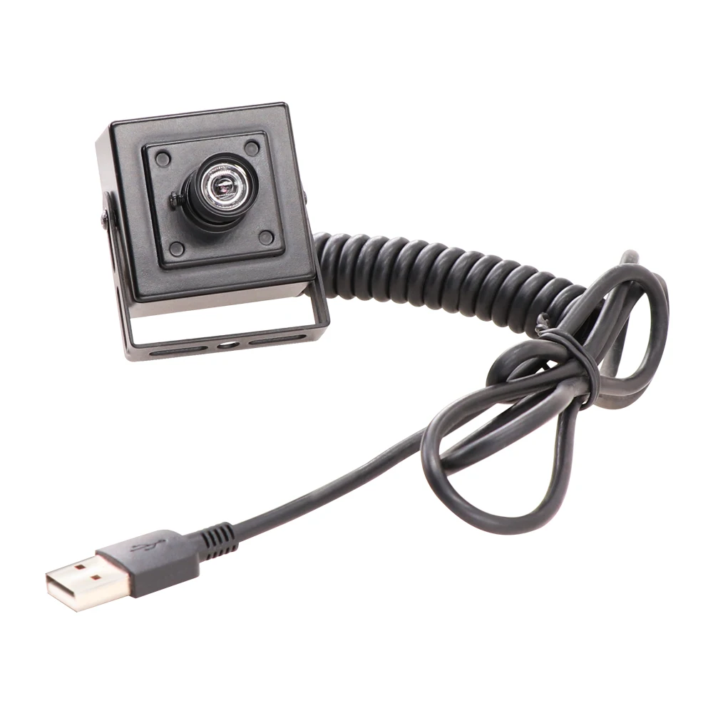 

Coiled USB Cable High Speed 330fps 100fps 720P 50fps 1080P Webcam UVC USB Camera with Mini Case for Android Linux Windows Mac