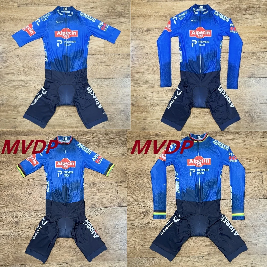 Traje de Ciclismo LASER CUT Skinsuit 2026 Alpecin Premier Tech TEAM, Jersey de Ciclismo Corto y Largo, Ropa de Ciclismo, Maillot