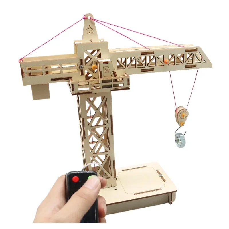 Remote Control Tower Crane Lifting Crane Diy Models & Building Toy Science &Education Model Toy For Children Gift Toy 1pcs 10pcs